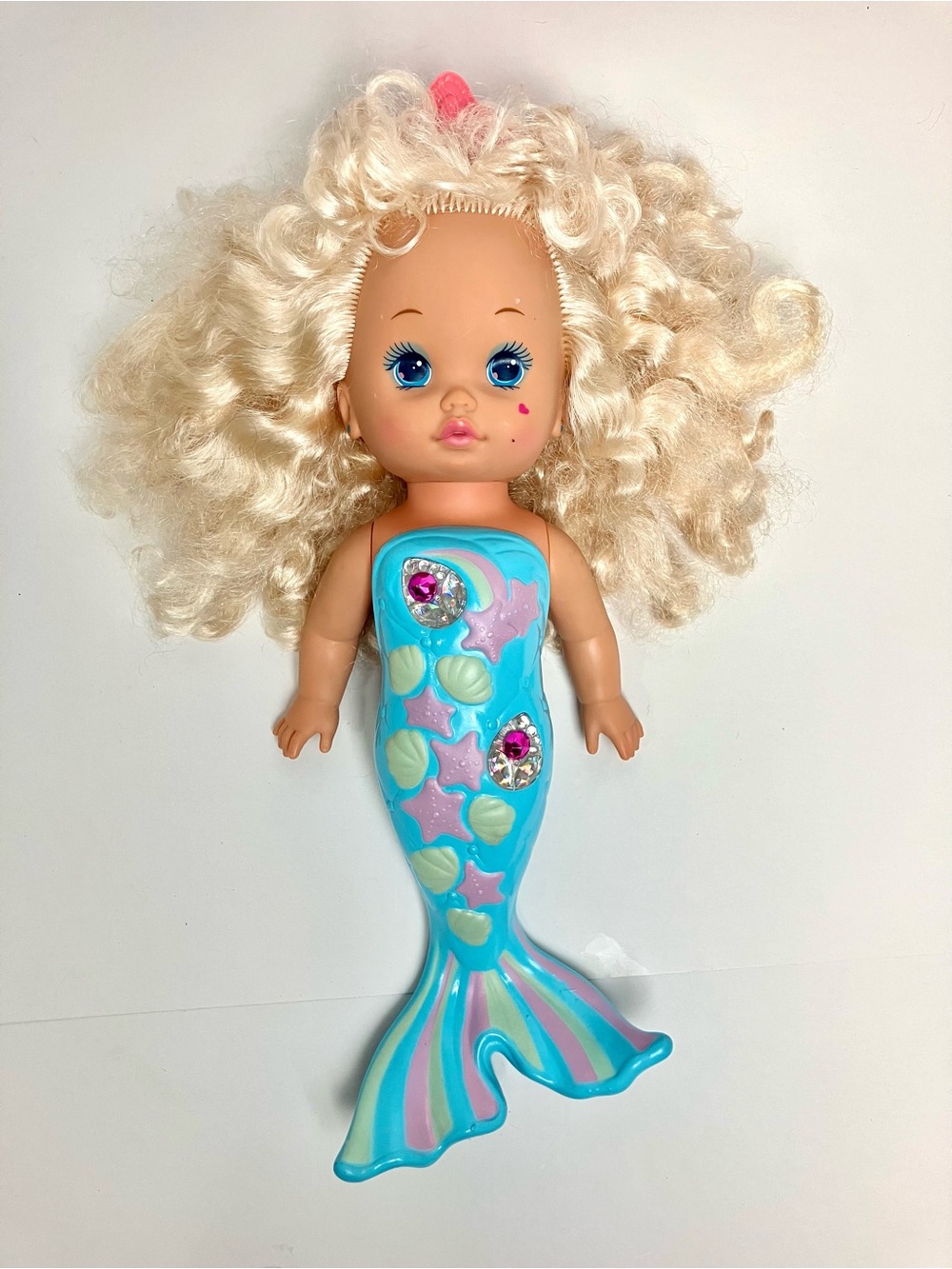 Vintage Lil Miss Singing Mermaid Doll Mattel 1991 WORKS 90s Poupée sirène chante